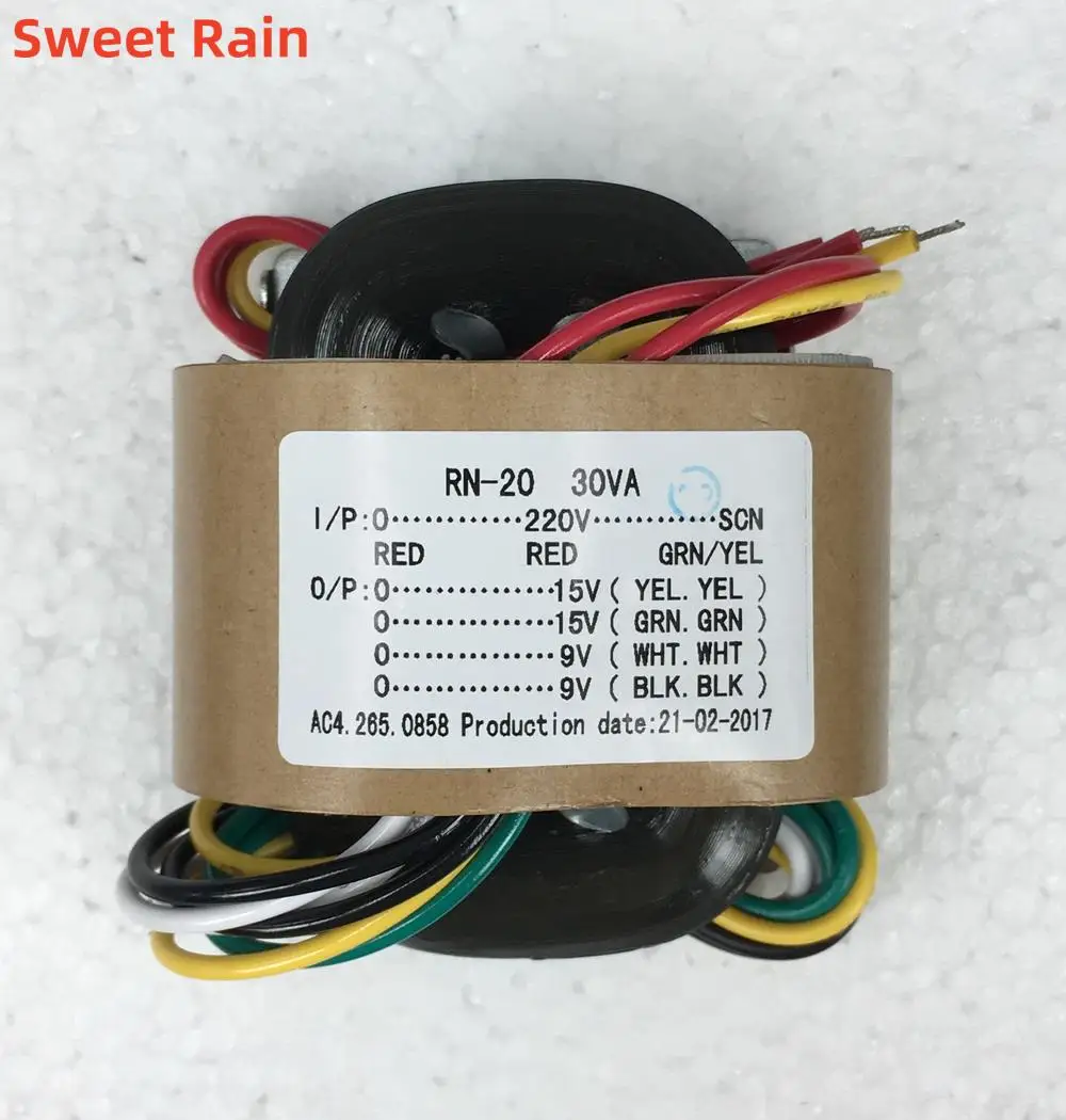 220V transformer R type 30W 15V × 2+9V × 2 R N power transformer 30W high quality R-Core 15V×2 + 9V×2 regulador de voltaje
220V transformer R type 30W 15V × 2+9V × 2 R N power transformer 30W high quality R-Core 15V×2 + 9V×2 regulador de voltaje