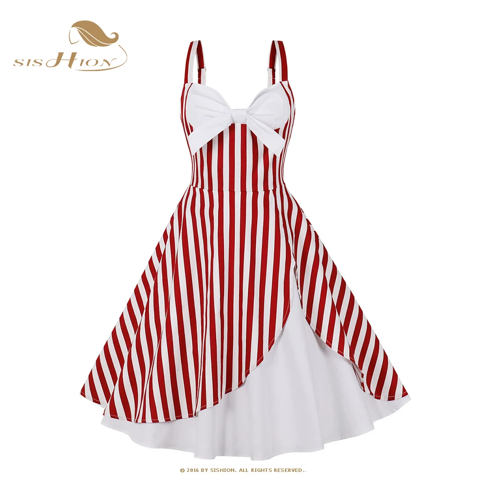 SISHION Spaghetti Strap Patchwork Sexy Summer Dress VD2990 Floral Print Striped Plaid Cotton 50s Retro Vintage Dresses
SISHION Spaghetti Strap Patchwork Sexy Summer Dress VD2990 Floral Print Striped Plaid Cotton 50s Retro Vintage Dresses