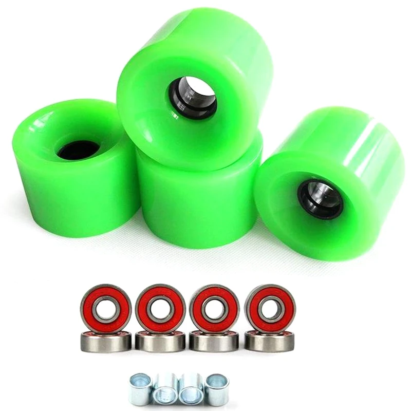 1 Set Dancing Longboard 4PCS Skateboard Wheels 8Ball Bearings ABEC-9 70X51mm PU 78A 75% Rebound Large Size Wheels
1 Set Dancing Longboard 4PCS Skateboard Wheels 8Ball Bearings ABEC-9 70X51mm PU 78A 75% Rebound Large Size Wheels