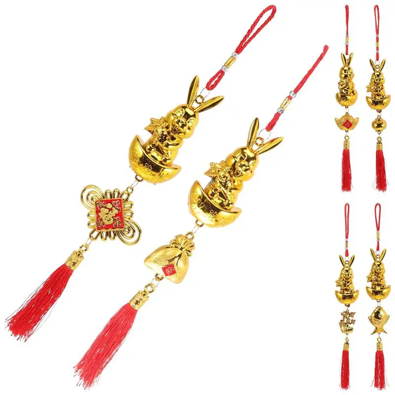 6 шт. подвесные Подвески в виде кролика в китайском стиле, украшения в виде знаков зодиака, украшения в китайском стиле 
6 шт. подвесные Подвески в виде кролика в китайском стиле, украшения в виде знаков зодиака, украшения в китайском стиле