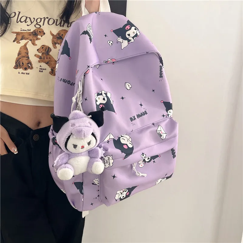 Kawaii Sanrioed аниме Pachacco Kuromi женский рюкзак модные Мультяшные школьные сумки женские ежедневные шоппинг школьные сумки подарки игрушки 
Kawaii Sanrioed аниме Pachacco Kuromi женский рюкзак модные Мультяшные школьные сумки женские ежедневные шоппинг школьные сумки подарки игрушки