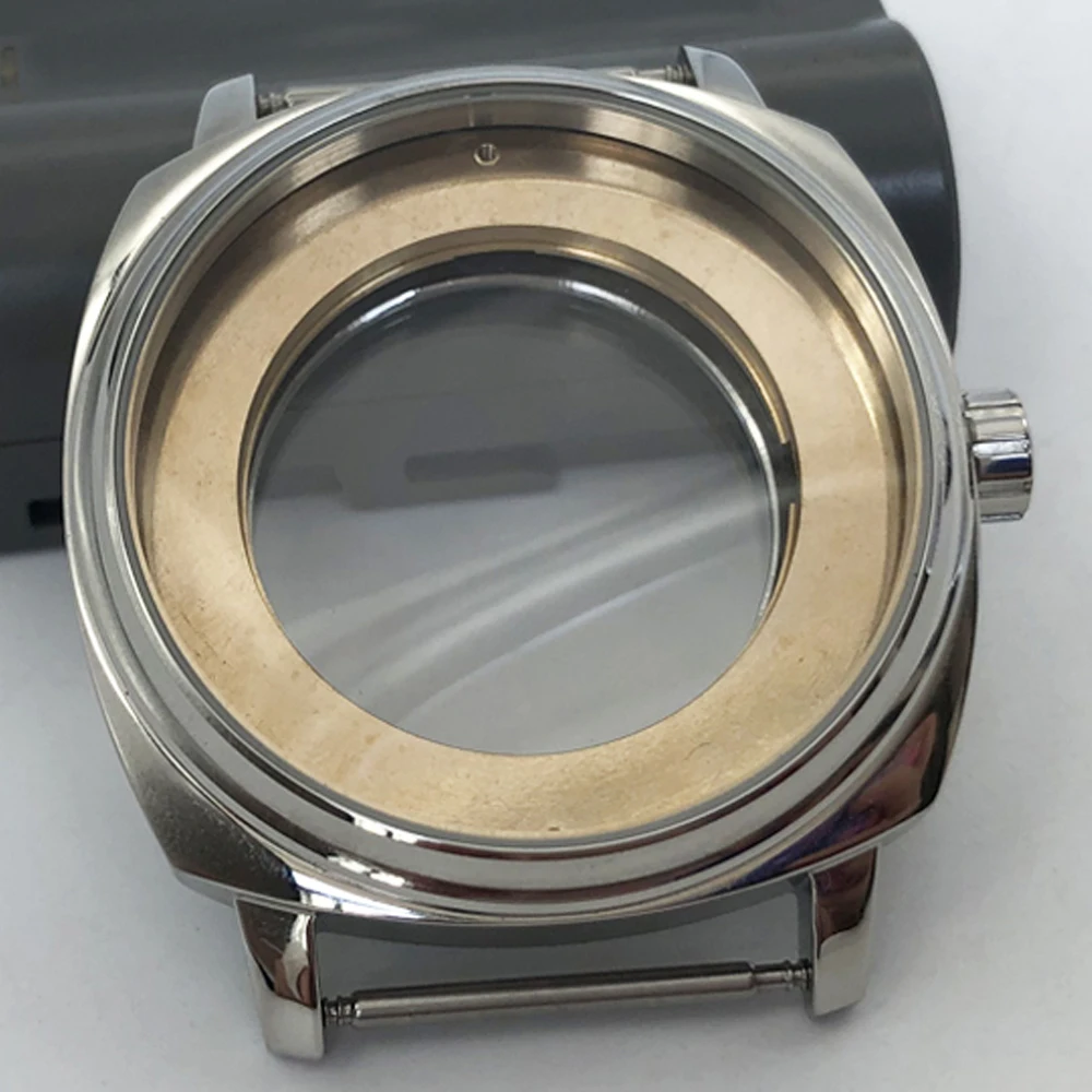 

Watch Parts 42mm Stainless Steel Case Fit NH35/NH36 Miyota8205/8215/821A Mingzhu 2813/3804 Seagull ST1612 Automatic Movement