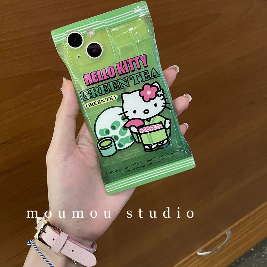 Sanrio Kawaii Mymelody Hello Kitty Green Candy Iphone Case for 11 12 13 Mobile Phone Cases Cute Shockproof Phone Accessories
Sanrio Kawaii Mymelody Hello Kitty Green Candy Iphone Case for 11 12 13 Mobile Phone Cases Cute Shockproof Phone Accessories