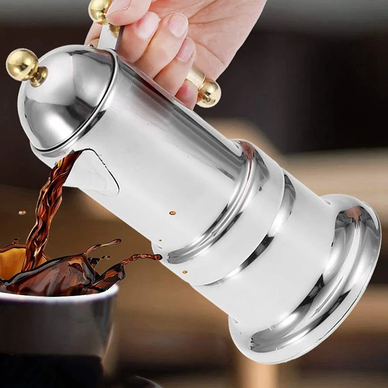 Stainless Steel Moka Pot Stovetop Espresso Coffee Maker with Safety Valve 4 Cups Coffee Utensils Kitchen Tools
Stainless Steel Moka Pot Stovetop Espresso Coffee Maker with Safety Valve 4 Cups Coffee Utensils Kitchen Tools