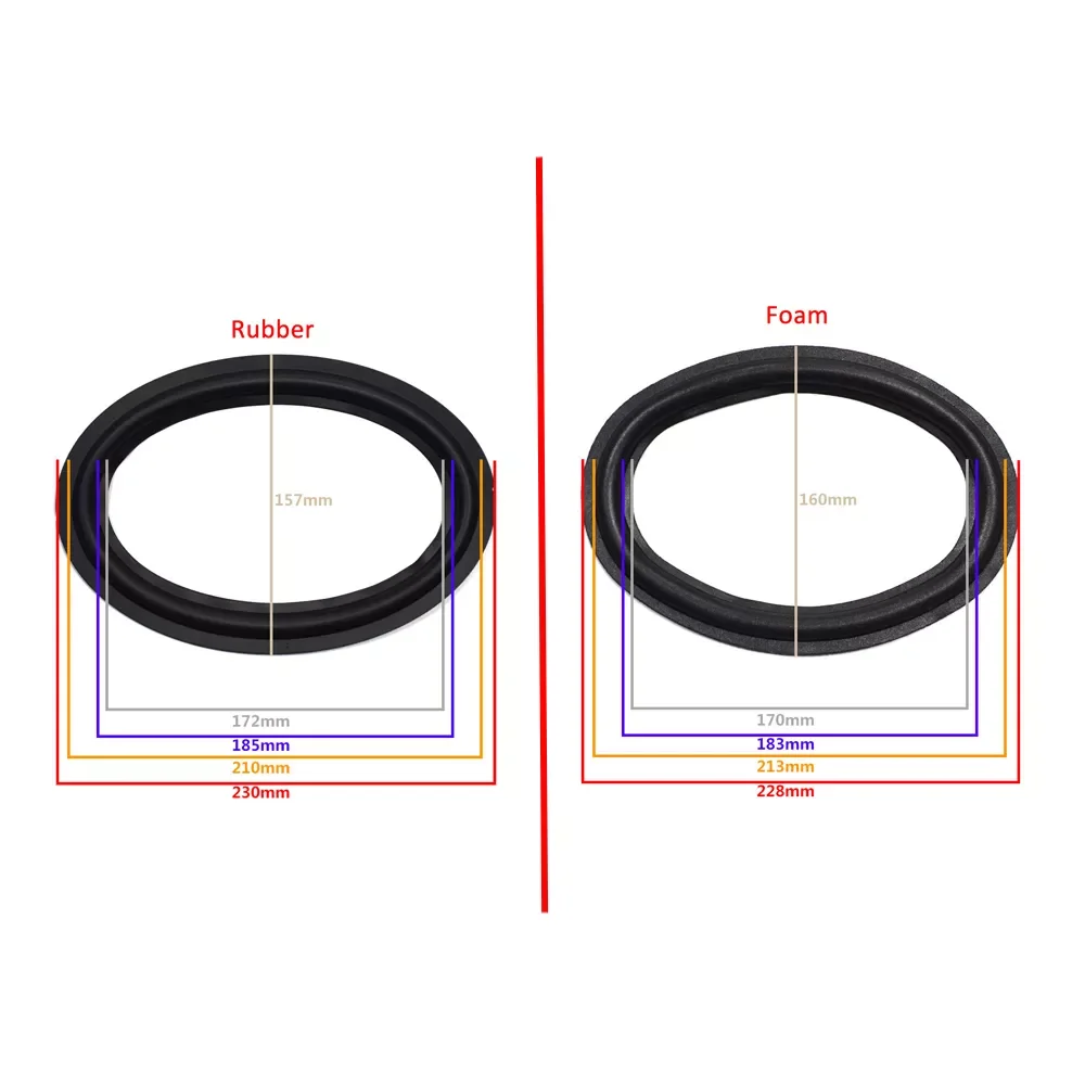 6X9 inch Speaker Surround Edge Woofer Repairing Folding Edge Subwoofer Ring DIY Repair Accessories Speaker Suspension
6X9 inch Speaker Surround Edge Woofer Repairing Folding Edge Subwoofer Ring DIY Repair Accessories Speaker Suspension