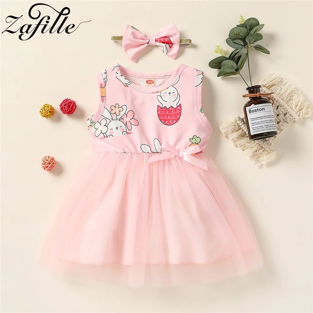 ZAFILLE Sleeveless Girls Dress Baby Easter Costume Patchwork Mesh Children's Clothing Lovely Kids Toddler Clothes Girls Outfits
ZAFILLE Sleeveless Girls Dress Baby Easter Costume Patchwork Mesh Children's Clothing Lovely Kids Toddler Clothes Girls Outfits