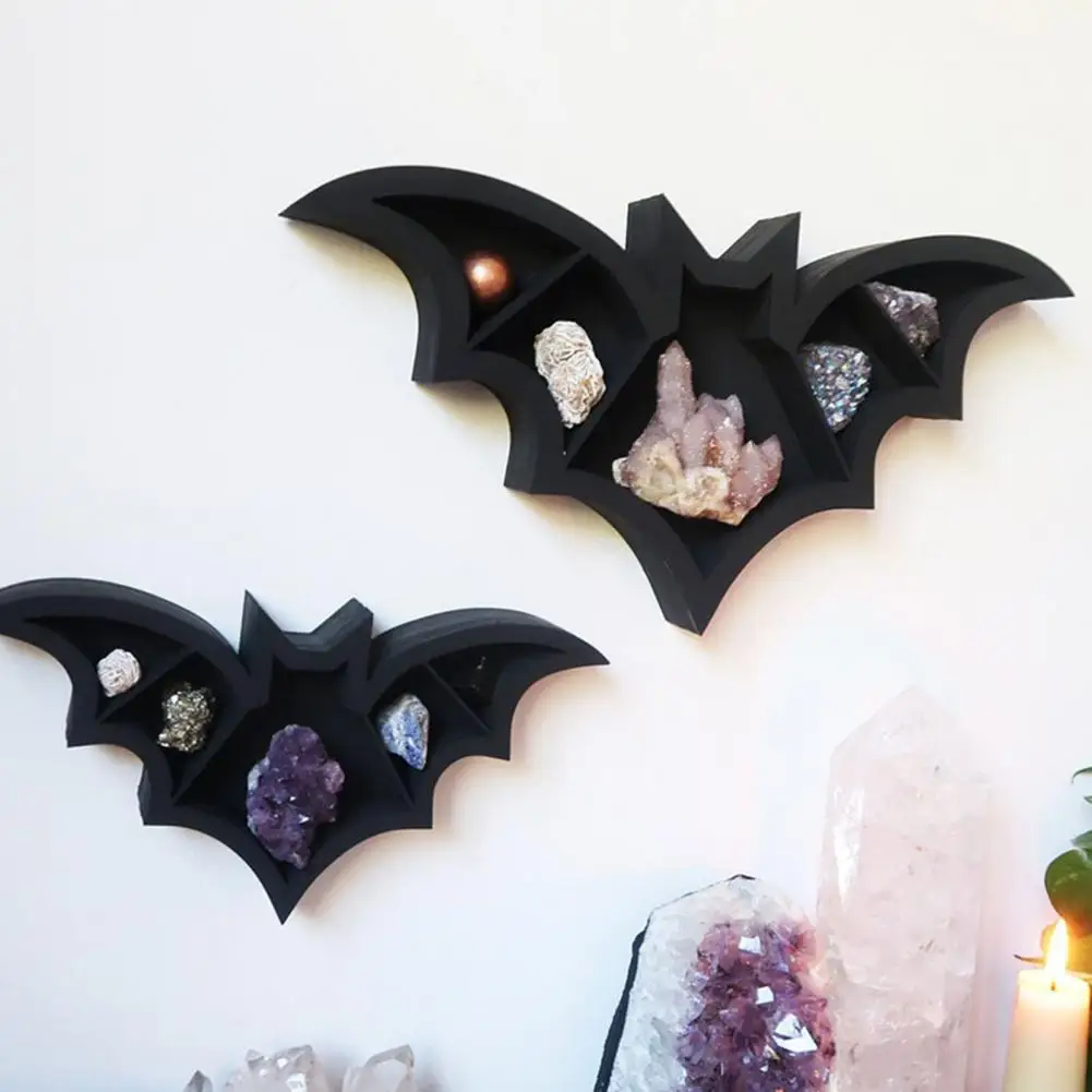 Excellent Storage Rack Multiple Compartments Eye-catching Storage Shelf Bat Storage Shelf Halloween Party Ornament
Excellent Storage Rack Multiple Compartments Eye-catching Storage Shelf Bat Storage Shelf Halloween Party Ornament