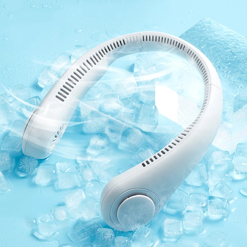 Newest Mini Neck Fan Portable Bladeless Fan USB Rechargeable Leafless Hanging Neck Fans Air Cooler Cooling Wearable Neckband Fan
Newest Mini Neck Fan Portable Bladeless Fan USB Rechargeable Leafless Hanging Neck Fans Air Cooler Cooling Wearable Neckband Fan