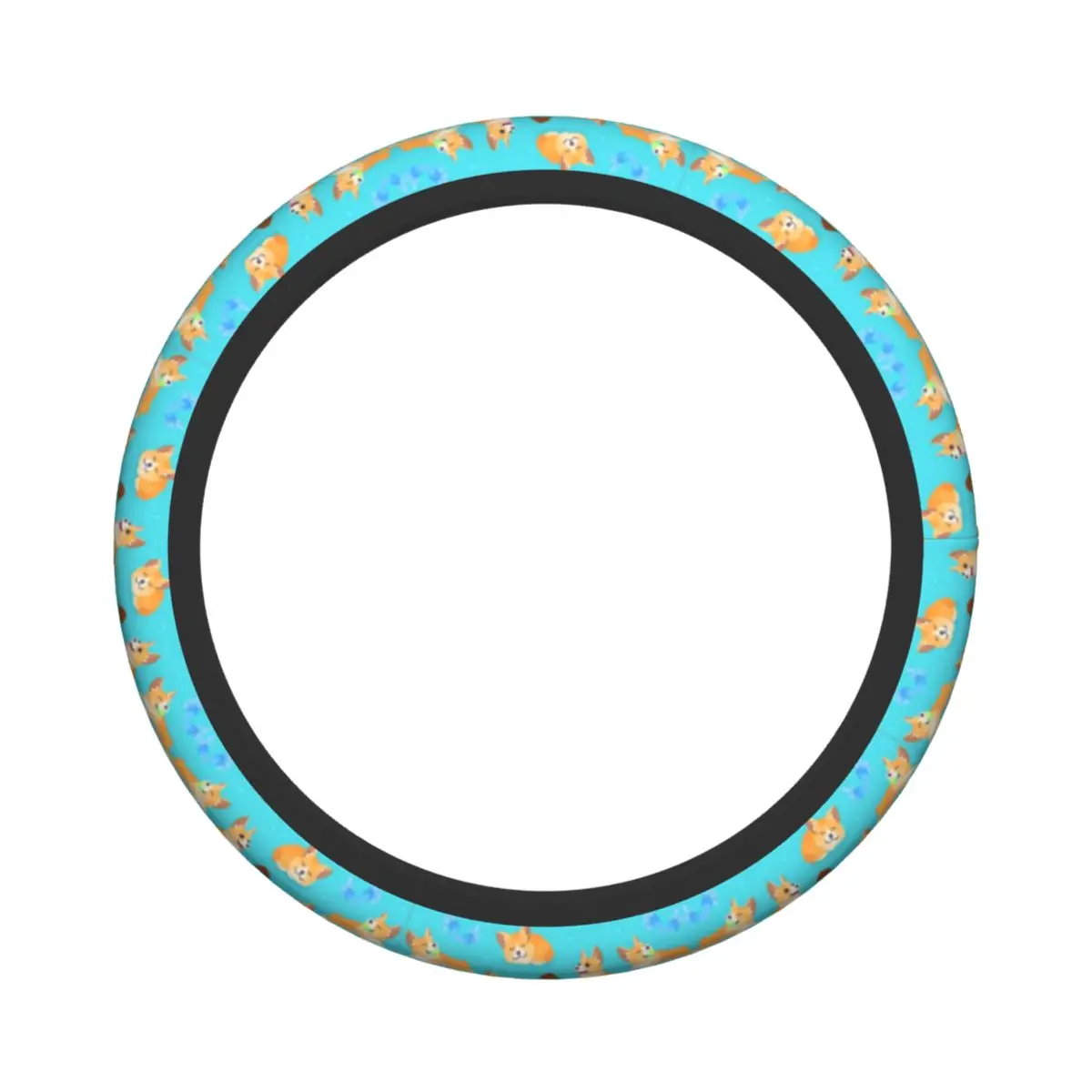 Funny Cute Corgi Universal Steering Wheel Covers Anti-Slip Car Steering Wheel Wrap
Funny Cute Corgi Universal Steering Wheel Covers Anti-Slip Car Steering Wheel Wrap