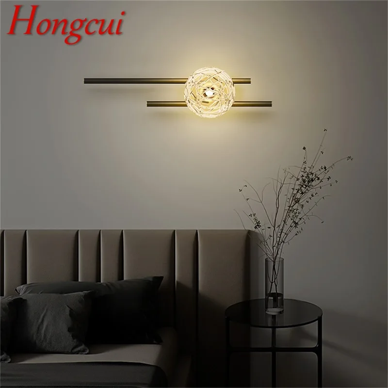 Hongcui Modern Luxury Wall Lamp Creative LED Scones Indoor Home Decorative Lighting Brass Fixtures
Hongcui Modern Luxury Wall Lamp Creative LED Scones Indoor Home Decorative Lighting Brass Fixtures