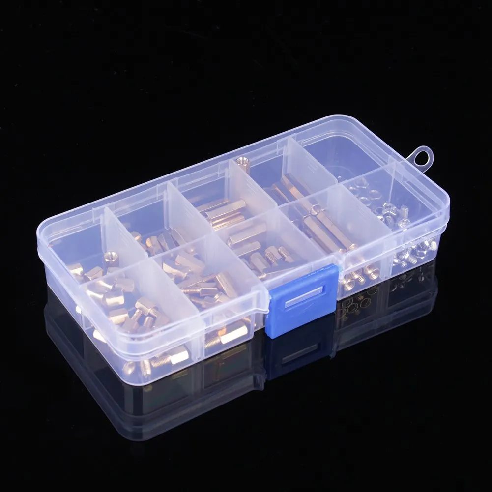 120Pcs Male Female M3 Brass Standoff Spacer PCB Board Screws Nut Assortment Standoff
120Pcs Male Female M3 Brass Standoff Spacer PCB Board Screws Nut Assortment Standoff
