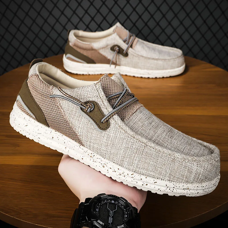Spring New Men's Shoes Light Breathable Casual Shoes Classic High Quality Canvas Shoes Mocassins Hombre Sneakers Men Loafers
Spring New Men's Shoes Light Breathable Casual Shoes Classic High Quality Canvas Shoes Mocassins Hombre Sneakers Men Loafers