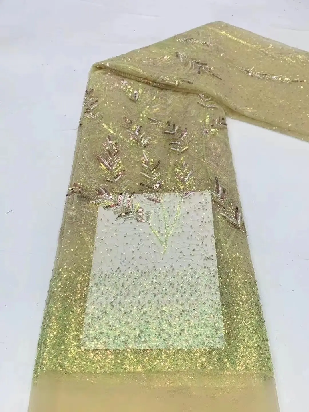 Красивое кружево с искусственной вышивкой, французская сетка, блестки, африканская ткань для свадебного вечернего платья