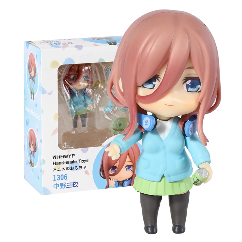 Фигурки героев аниме Nendo-roid The quintessence Quintuplets Nakano Miku 1306, игрушка с изменением лица
Фигурки героев аниме Nendo-roid The quintessence Quintuplets Nakano Miku 1306, игрушка с изменением лица