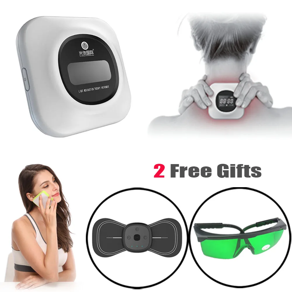 LASTEK 3 in 1 Health Tools 36 Laser Diodes Therapy Device For Fibromyalgia Joint Pain Relief + 808nm Goggles + Cervical Massager
LASTEK 3 in 1 Health Tools 36 Laser Diodes Therapy Device For Fibromyalgia Joint Pain Relief + 808nm Goggles + Cervical Massager