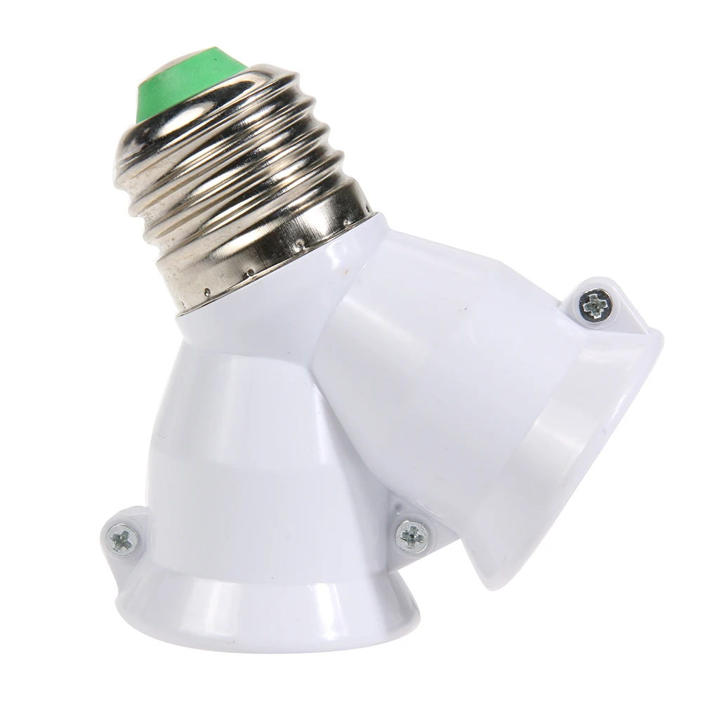 2 In 1 Double Head E27 Socket Base Extender Splitter Converter Plug Halogen Light Lamp Bulb Holder Copper Contact Adapter
2 In 1 Double Head E27 Socket Base Extender Splitter Converter Plug Halogen Light Lamp Bulb Holder Copper Contact Adapter