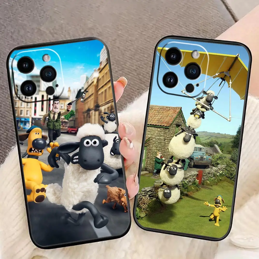 Phone Funda Case for iPhone 11 12 13 14 Apple Pro 7 8 6 6S SE X XR XS Max Mini Plus Black Soft Case Capa Animal Cute Sheep Shaun
Phone Funda Case for iPhone 11 12 13 14 Apple Pro 7 8 6 6S SE X XR XS Max Mini Plus Black Soft Case Capa Animal Cute Sheep Shaun