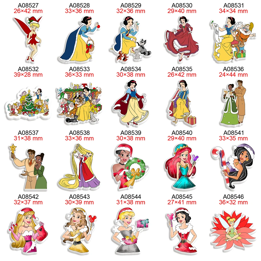 Printed Cartoon Disney Princess Christmas Decoration Planar Resin Flatbacks Printed for DIY Bows Party Craft Supplies Handmade
Printed Cartoon Disney Princess Christmas Decoration Planar Resin Flatbacks Printed for DIY Bows Party Craft Supplies Handmade