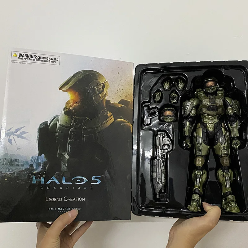 Фигурки героев Play Arts KAI HALO 5 стражи No.1 Коллекционная модель игрушка для рождественского подарка
Фигурки героев Play Arts KAI HALO 5 стражи No.1 Коллекционная модель игрушка для рождественского подарка