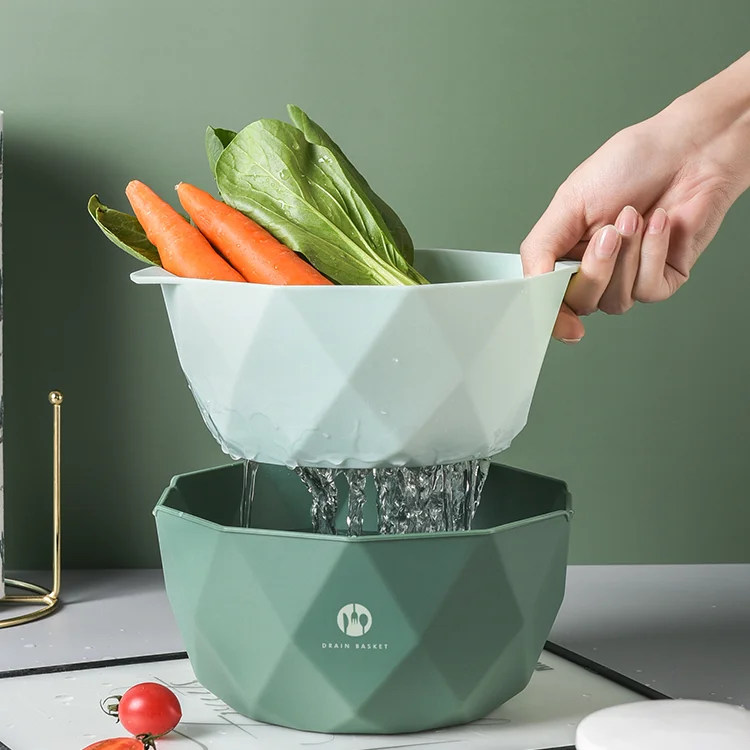 Plastic Fruit Washing Basket Drain Nordic Delicate Double Layer Strainer Fruit Basket Home Corbeille Fruit Kitchen Tools DG50GS
Plastic Fruit Washing Basket Drain Nordic Delicate Double Layer Strainer Fruit Basket Home Corbeille Fruit Kitchen Tools DG50GS