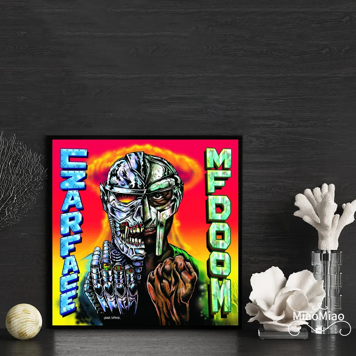 MF Doom Czarface соответствует металлическому лицу, Обложка альбома, постер, холст, Художественная печать, домашний декор, настенная живопись (без ...
MF Doom Czarface соответствует металлическому лицу, Обложка альбома, постер, холст, Художественная печать, домашний декор, настенная живопись (без ...