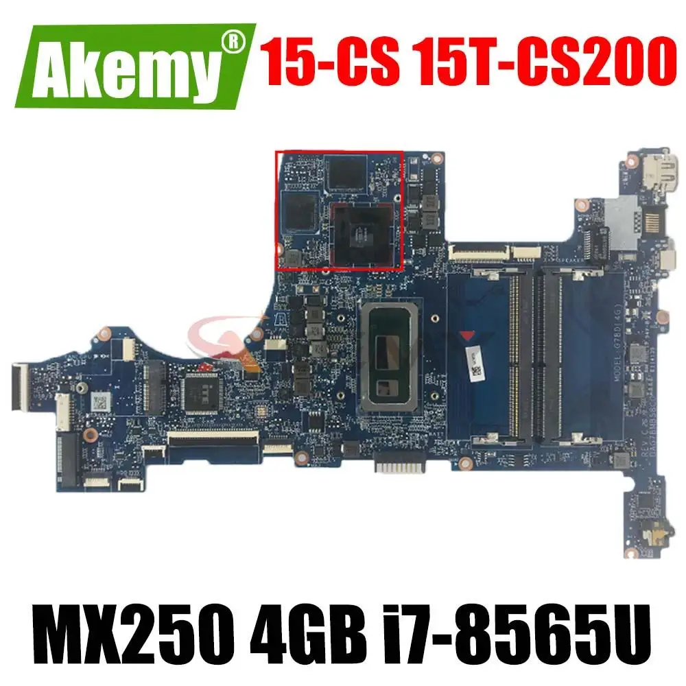 Для HP PAVILION 15-CS 15T-CS200 TPN-Q208 Материнская плата ноутбука с MX250 4 Гб i7-8565U DAG7BMB58C0 L50260-601
Для HP PAVILION 15-CS 15T-CS200 TPN-Q208 Материнская плата ноутбука с MX250 4 Гб i7-8565U DAG7BMB58C0 L50260-601