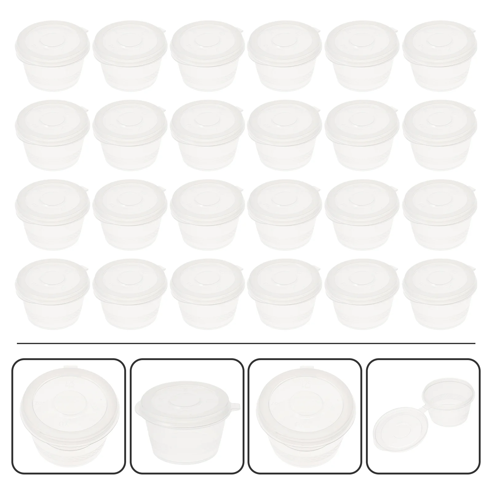 100Pcs Packing Cases Sauce Wrapping Boxes Sauce Storage Boxes for Restaurant Home
100Pcs Packing Cases Sauce Wrapping Boxes Sauce Storage Boxes for Restaurant Home