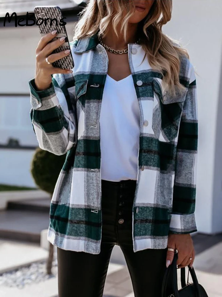 Shirts For Women Plaid Long Sleeve Button Up Shirt Collared Tops And Blouse 2022 Autumn Spring Fashion Loose Casual Black White
Shirts For Women Plaid Long Sleeve Button Up Shirt Collared Tops And Blouse 2022 Autumn Spring Fashion Loose Casual Black White