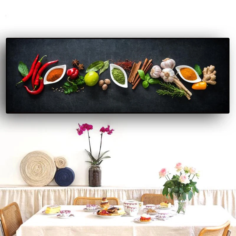 Kitchen Themed Wall Art Decor Vegetables and seasoning In Table Canvas Paintings Food Cooking Ingredients Canvas Art Print Decor
Kitchen Themed Wall Art Decor Vegetables and seasoning In Table Canvas Paintings Food Cooking Ingredients Canvas Art Print Decor