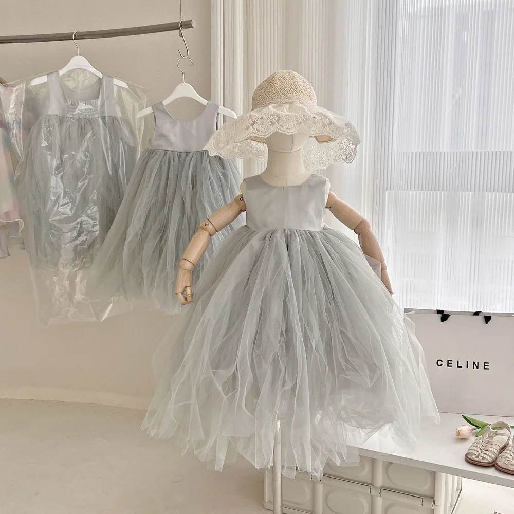 Children Dress Girls Dresses Sleeveless Suspenders Mesh Vacation Birthday Party Fluffy Hems Princess Show Dress Temperament
Children Dress Girls Dresses Sleeveless Suspenders Mesh Vacation Birthday Party Fluffy Hems Princess Show Dress Temperament