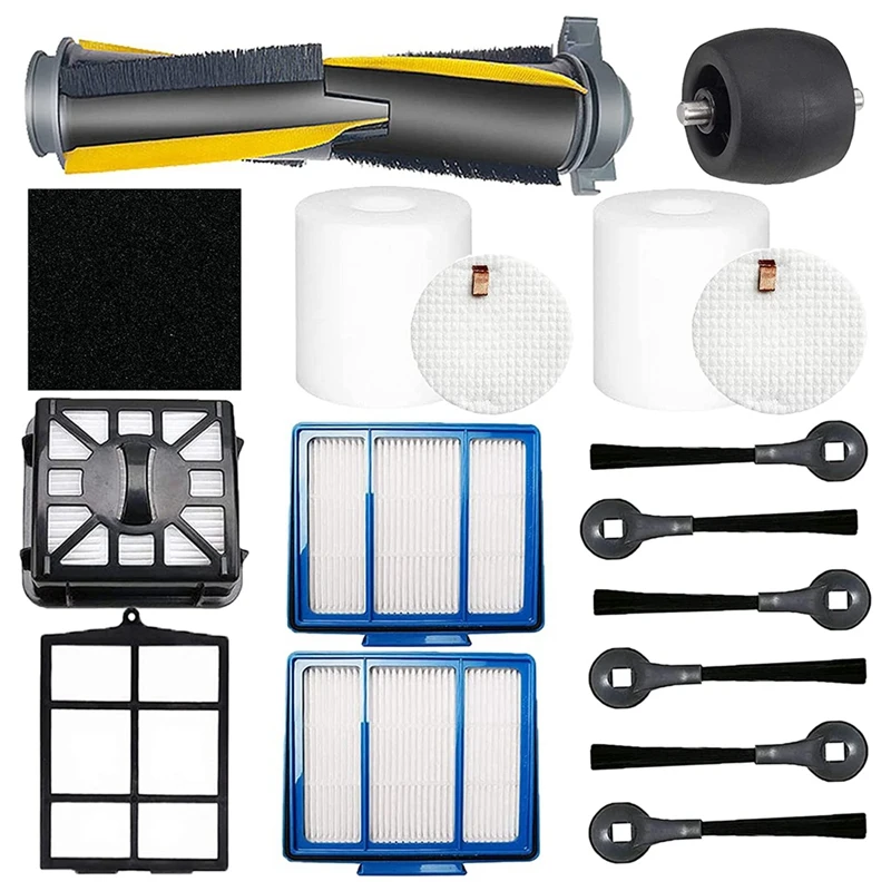 For Shark IQ R101AE RV1001AE R101 RV1001 Primary/Filters ,Side Brushes Roller Brushes Foam Felt Filter Wheel Accessories 
For Shark IQ R101AE RV1001AE R101 RV1001 Primary/Filters ,Side Brushes Roller Brushes Foam Felt Filter Wheel Accessories