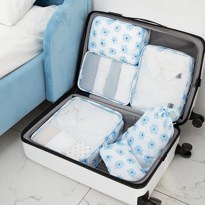 6Pcs/Set Waterproof Travel Bag Suitcase Packing Set Storage Organizer Portable Luggage Organizer Case Clothes Shoe Tidy Pouch
6Pcs/Set Waterproof Travel Bag Suitcase Packing Set Storage Organizer Portable Luggage Organizer Case Clothes Shoe Tidy Pouch