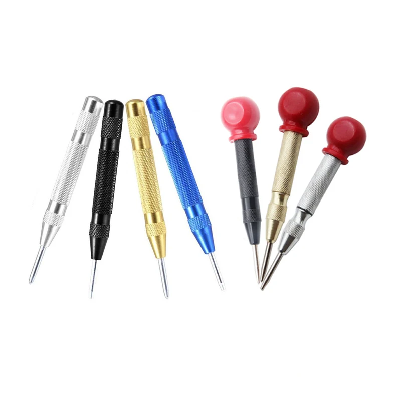 Automatic Centre Punch General Automatic Center Punch Adjustable Spring Loaded Metal Drill Tool Woodwork Tool Drill Bit Punch 
Automatic Centre Punch General Automatic Center Punch Adjustable Spring Loaded Metal Drill Tool Woodwork Tool Drill Bit Punch