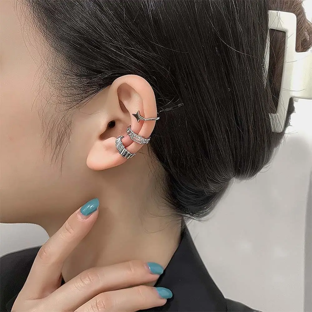 Girls Cartilage Ear Jewelry Ladies No Piercing Star Earrings Women Ear Clips Korean Style Earrings Threaded ear clips
Girls Cartilage Ear Jewelry Ladies No Piercing Star Earrings Women Ear Clips Korean Style Earrings Threaded ear clips