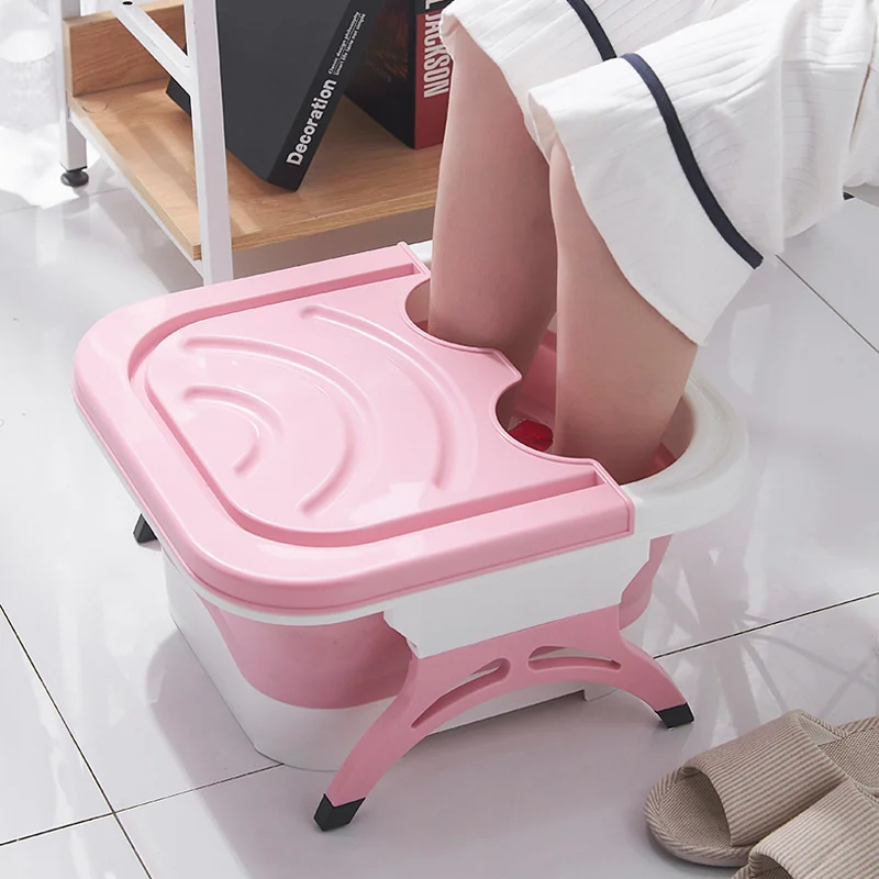 Convenient Pedicure Tub Thickened Capped Foot Bath Bucket Durable Thermal Insulation Folding Bucket Massage Ball Foot Soaker Tub
Convenient Pedicure Tub Thickened Capped Foot Bath Bucket Durable Thermal Insulation Folding Bucket Massage Ball Foot Soaker Tub