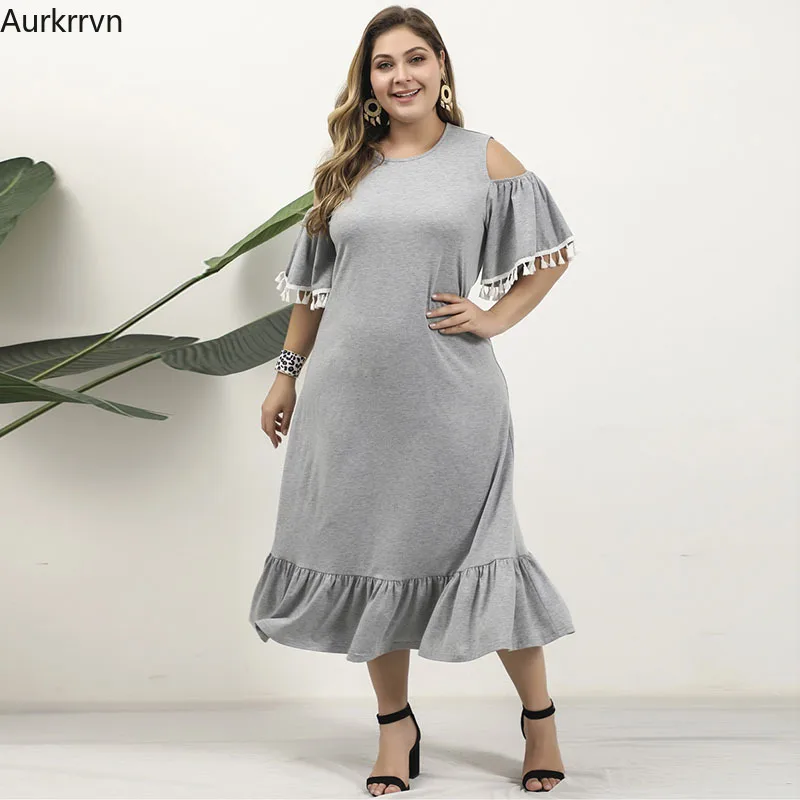 Plus Size Dresses for women 4xl casual loose summer dresses woman 2022 chic and elegant woman dress Flare Sleeve Ruffles Dress
Plus Size Dresses for women 4xl casual loose summer dresses woman 2022 chic and elegant woman dress Flare Sleeve Ruffles Dress