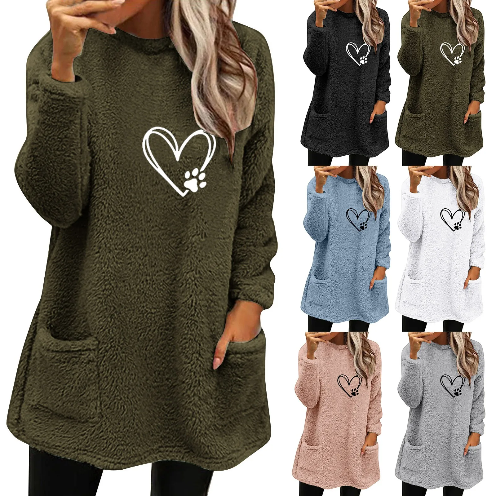 Женское зимнее пальто свободная шерстяная куртка с длинным рукавом джемпер с карманами блузка топы Спортивные
Женское зимнее пальто свободная шерстяная куртка с длинным рукавом джемпер с карманами блузка топы Спортивные