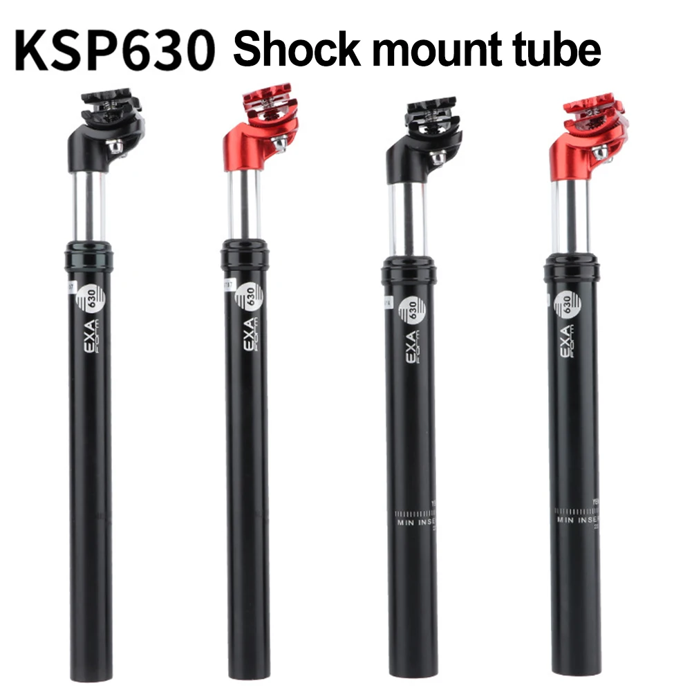 High Quality Bike Seatpost Seat Tube Black KSP-630 MTB Bicycle Suspension Red Shock Absorber 27.2x350mm Durable
High Quality Bike Seatpost Seat Tube Black KSP-630 MTB Bicycle Suspension Red Shock Absorber 27.2x350mm Durable
