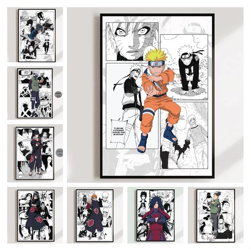 Classic Anime Naruto Shippuden Character Posters Uzumaki Naruto Sasuke Canvas Painting Wall Art Mural Room Home Decor Print Art
Classic Anime Naruto Shippuden Character Posters Uzumaki Naruto Sasuke Canvas Painting Wall Art Mural Room Home Decor Print Art