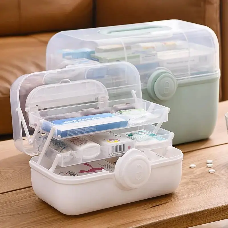 Home medicine box large capacity medical first aid kit emergency storage box portable home medicine box suitcase
Home medicine box large capacity medical first aid kit emergency storage box portable home medicine box suitcase