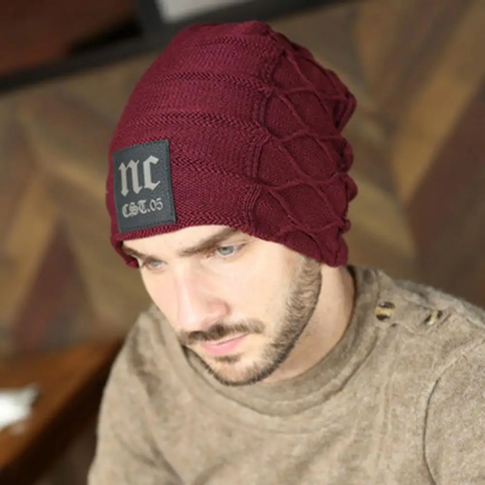 Men Hat Baggy Soft Protect Head Letter Pattern Men Winter Cap Winter Hat for Work
Men Hat Baggy Soft Protect Head Letter Pattern Men Winter Cap Winter Hat for Work
