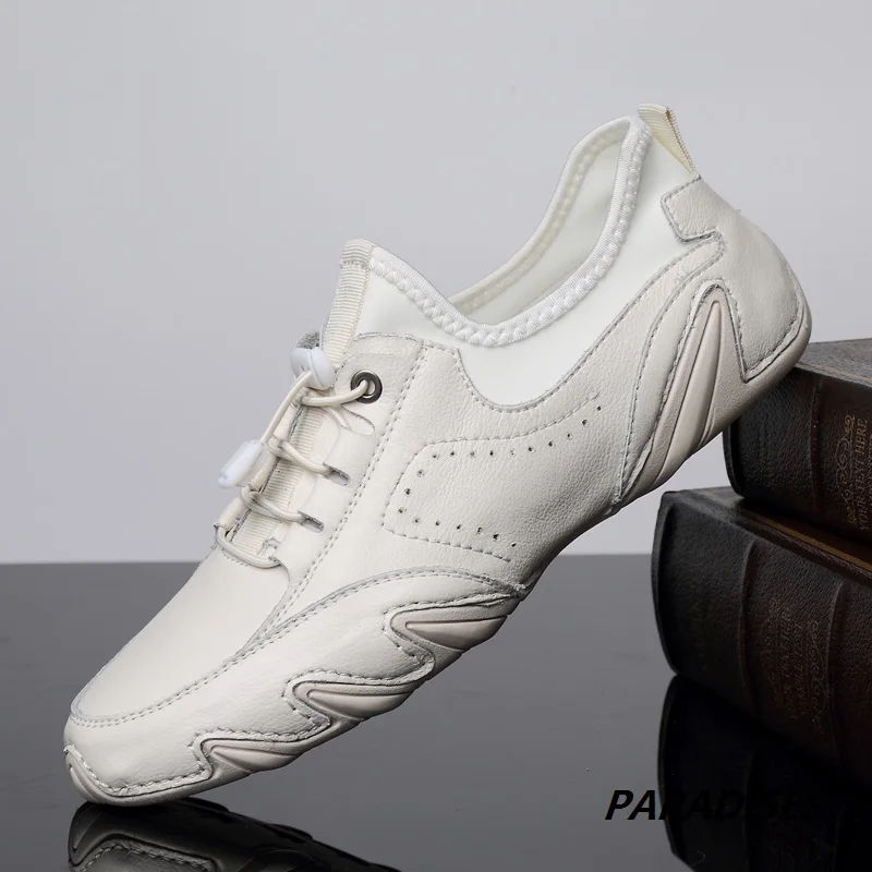 Men's Sneakers Genuine Leather Men's Shoes Casual Slip on Loafers Shoes High Quality Summer Autumn Driving Shoes Male Soft Flats
Men's Sneakers Genuine Leather Men's Shoes Casual Slip on Loafers Shoes High Quality Summer Autumn Driving Shoes Male Soft Flats