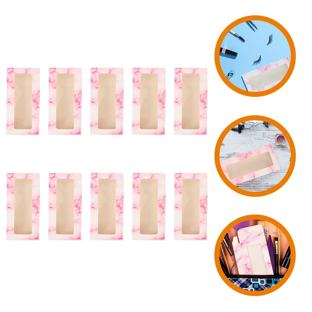 10 Pcs Lash Boxes Packaging Eyelash Portable Empty Small Container Decorative Carton Organizers Fake Lashes Travel Curler
10 Pcs Lash Boxes Packaging Eyelash Portable Empty Small Container Decorative Carton Organizers Fake Lashes Travel Curler