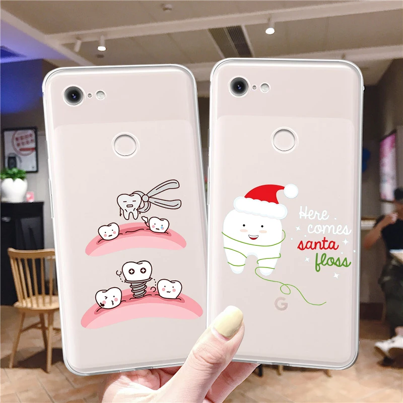 For Google Pixel 6 6Pro 3 4 4a 5G 5 3a 2 XL Xl3 Xl4 Phone Case Doctors Medical Teeth Clear Soft TPU Silicone Back Cover Pixel 5a
For Google Pixel 6 6Pro 3 4 4a 5G 5 3a 2 XL Xl3 Xl4 Phone Case Doctors Medical Teeth Clear Soft TPU Silicone Back Cover Pixel 5a