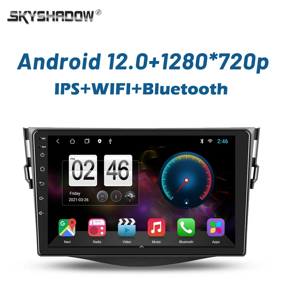 Автомобильный DVD-плеер HD 1280*720 IPS Android 12,0 2 ГБ + 32 ГБ мультимедийный GPS WIFI Bluetooth 5,0 радио для TOYOTA RAV4 RAV 4 2009-2012
Автомобильный DVD-плеер HD 1280*720 IPS Android 12,0 2 ГБ + 32 ГБ мультимедийный GPS WIFI Bluetooth 5,0 радио для TOYOTA RAV4 RAV 4 2009-2012