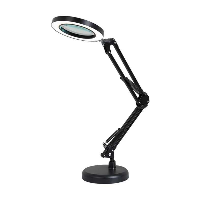 Magnifying Glass With Led Ring Lights Desk Lamp Clamp Third Hand Tool Soldering Stand Welding Reading Usb 8X Magnifier
Magnifying Glass With Led Ring Lights Desk Lamp Clamp Third Hand Tool Soldering Stand Welding Reading Usb 8X Magnifier