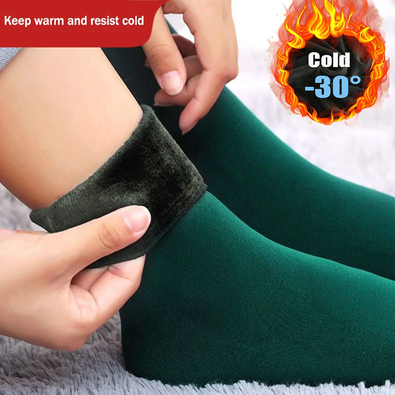New Velvet Women Winter Warm Thicken Thermal Socks Soft Casual Solid Color Sock Wool Cashmere Home Snow Boots Floor Sock 1Pairs
New Velvet Women Winter Warm Thicken Thermal Socks Soft Casual Solid Color Sock Wool Cashmere Home Snow Boots Floor Sock 1Pairs