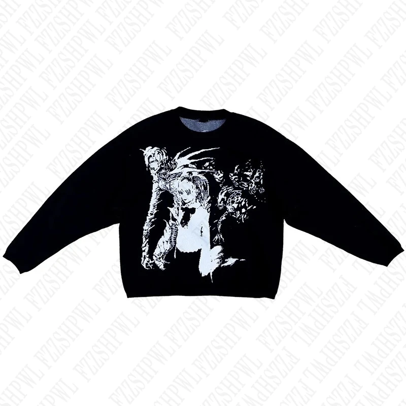 High street Ripe Punk O-Neck Шикарный пуловер Гранж Гот Хип-хоп Ретро Топ с длинными рукавами