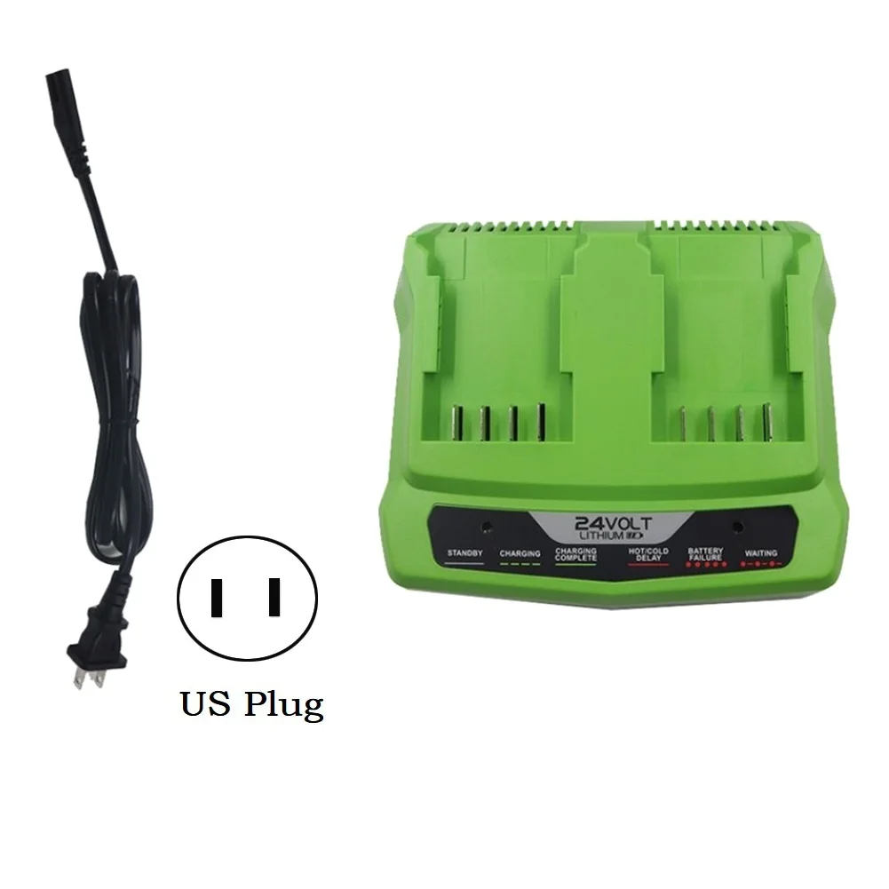 1pc Li-ion Battery Charger For Greenworks 24V Rechargeable Chainsaw Lithium Battery Electric Tool Wrench Drill Saw
1pc Li-ion Battery Charger For Greenworks 24V Rechargeable Chainsaw Lithium Battery Electric Tool Wrench Drill Saw