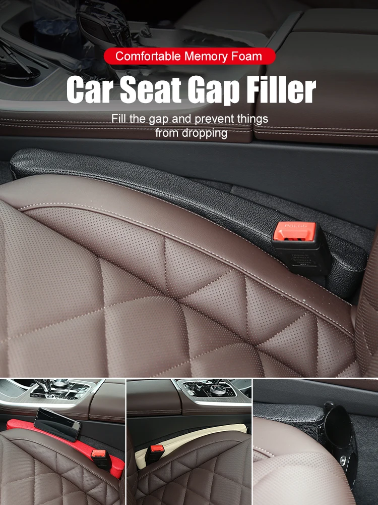 2Pcs Universal Car Seat Gap Filler Leather Gap Filler Plug Memory Foam Stuffing Center Console Seam Plug For Car SUV Truck
2Pcs Universal Car Seat Gap Filler Leather Gap Filler Plug Memory Foam Stuffing Center Console Seam Plug For Car SUV Truck